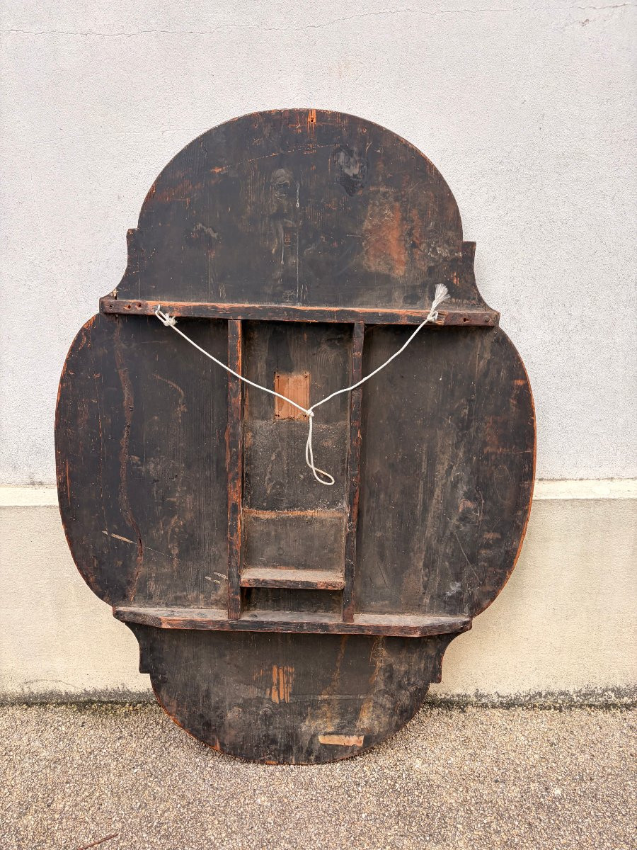 Italian Set Painting Romantic Scene 19th Century-photo-8