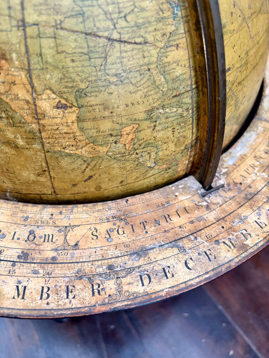 English Table Globe By W. & Ak Johnston 1854-photo-2