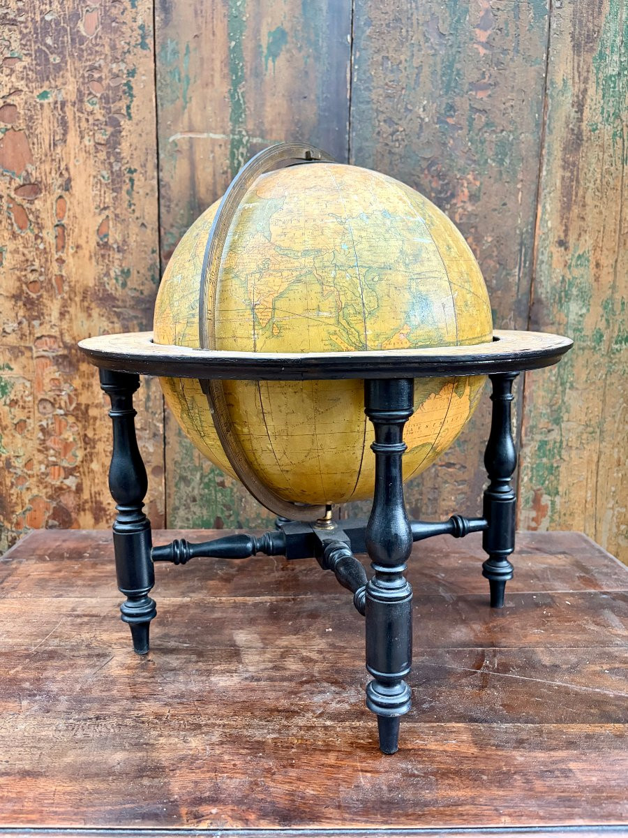 English Table Globe By W. & Ak Johnston 1854-photo-4