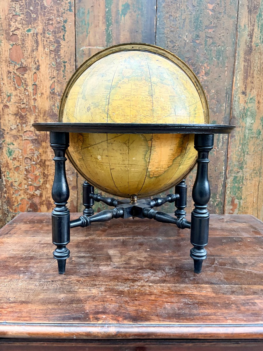 English Table Globe By W. & Ak Johnston 1854-photo-3