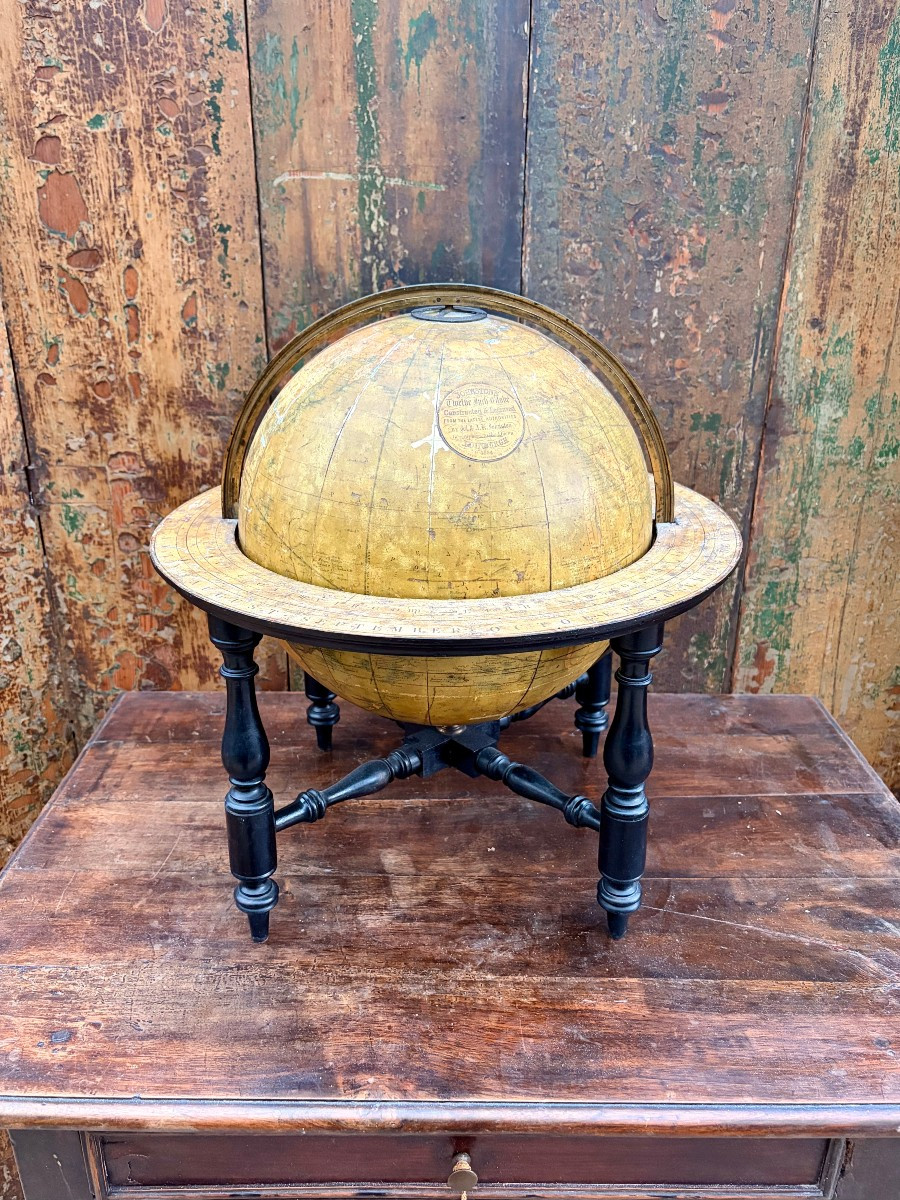 English Table Globe By W. & Ak Johnston 1854