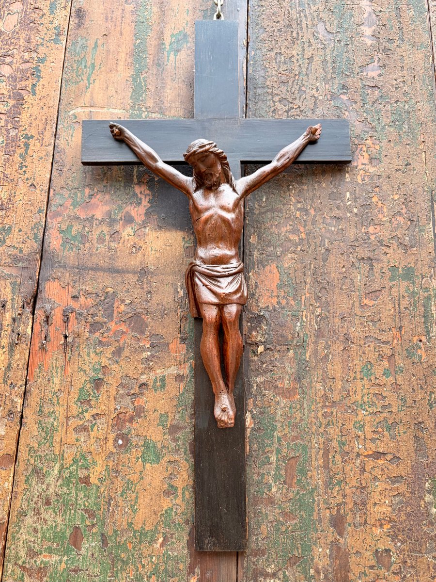 Christ XVIIIème en tilleul 