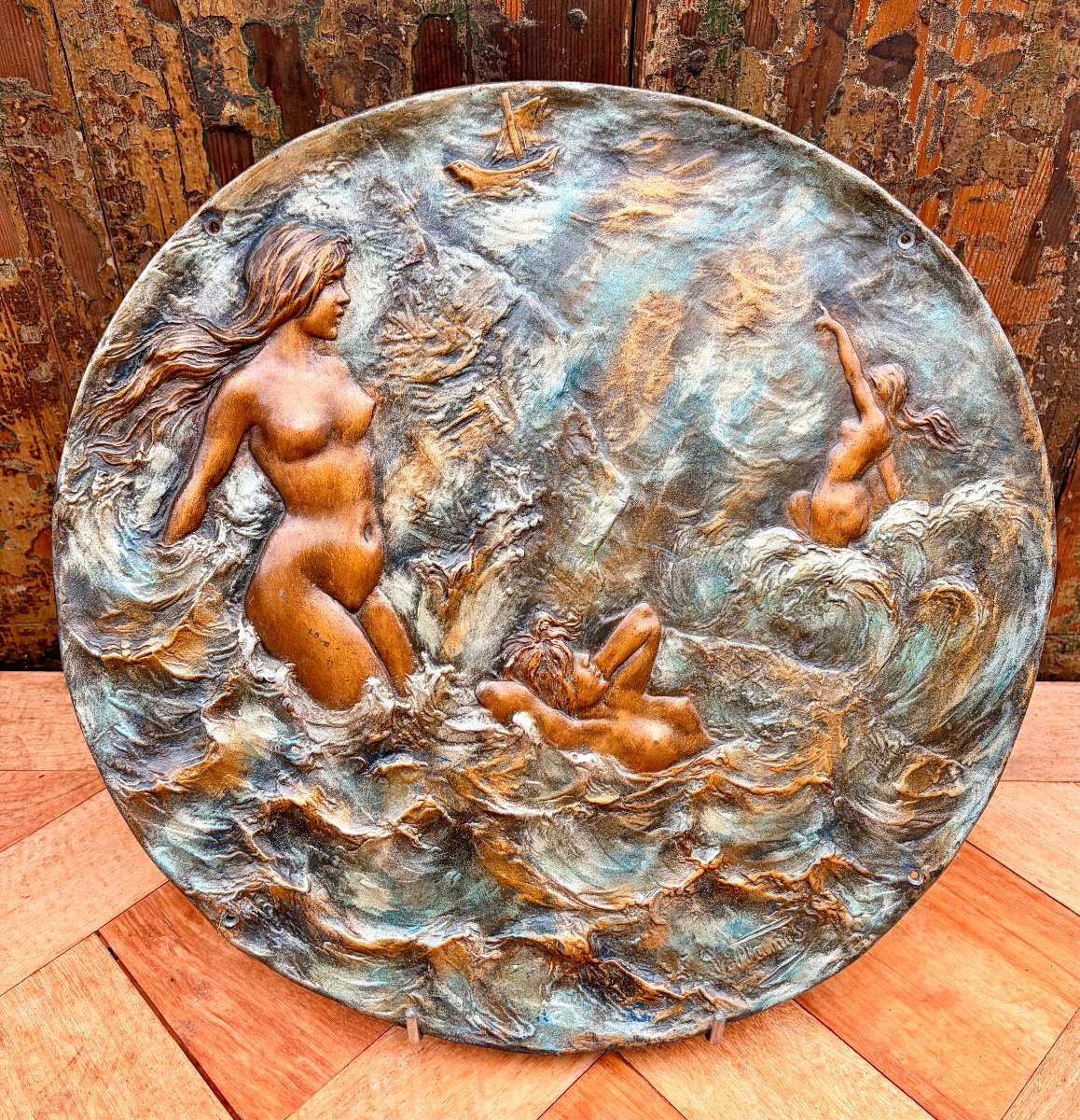 Bronze Plaque Titled -photo-2