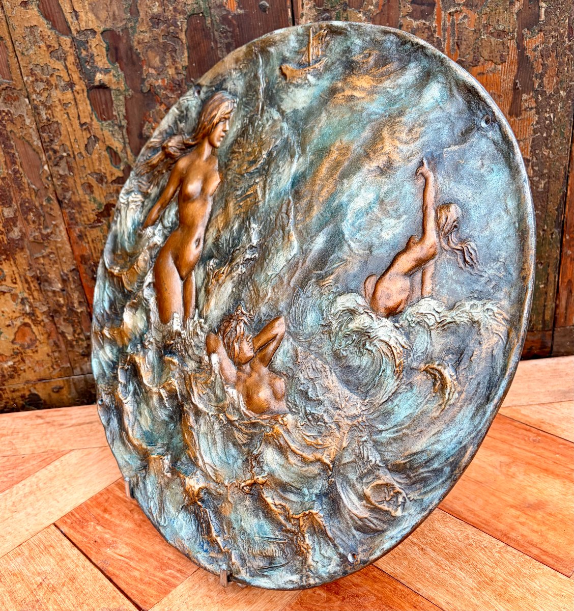 Bronze Plaque Titled -photo-3