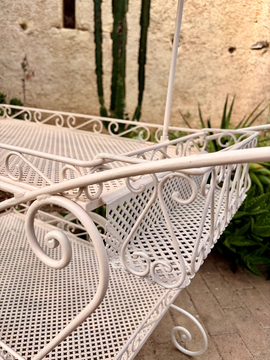 1950s Wrought-iron Serving Cart -photo-1