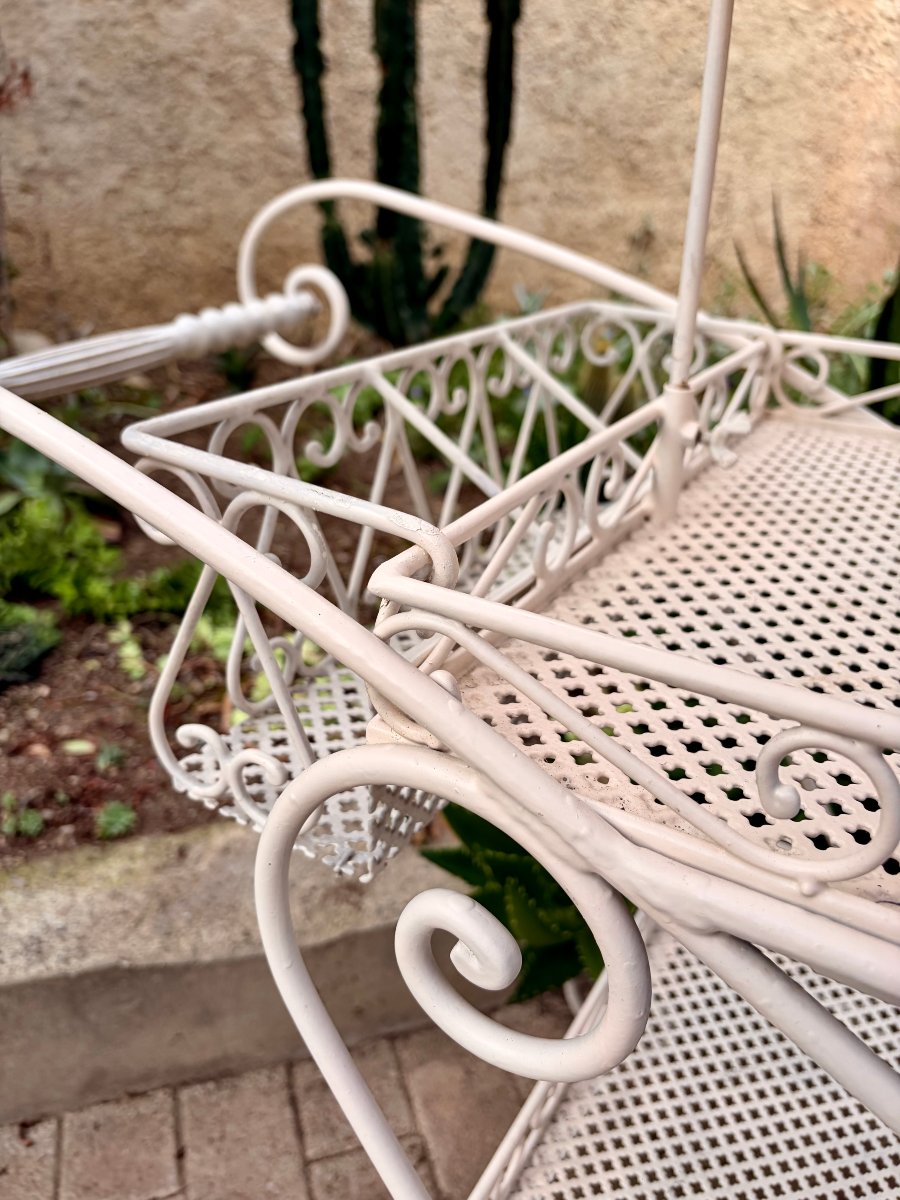 1950s Wrought-iron Serving Cart -photo-5