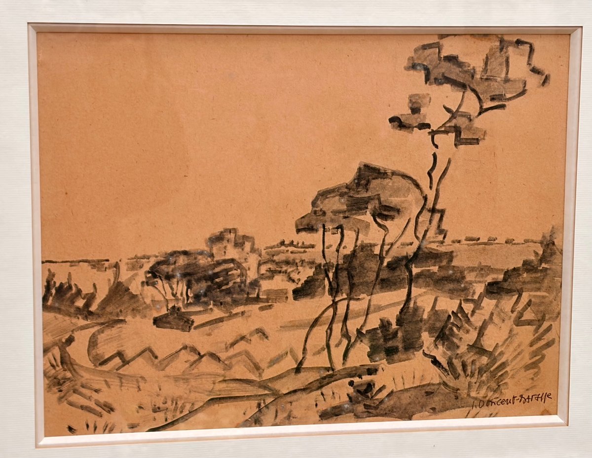dessin lavis paysage par Jean-Vincent DARASSE -photo-3