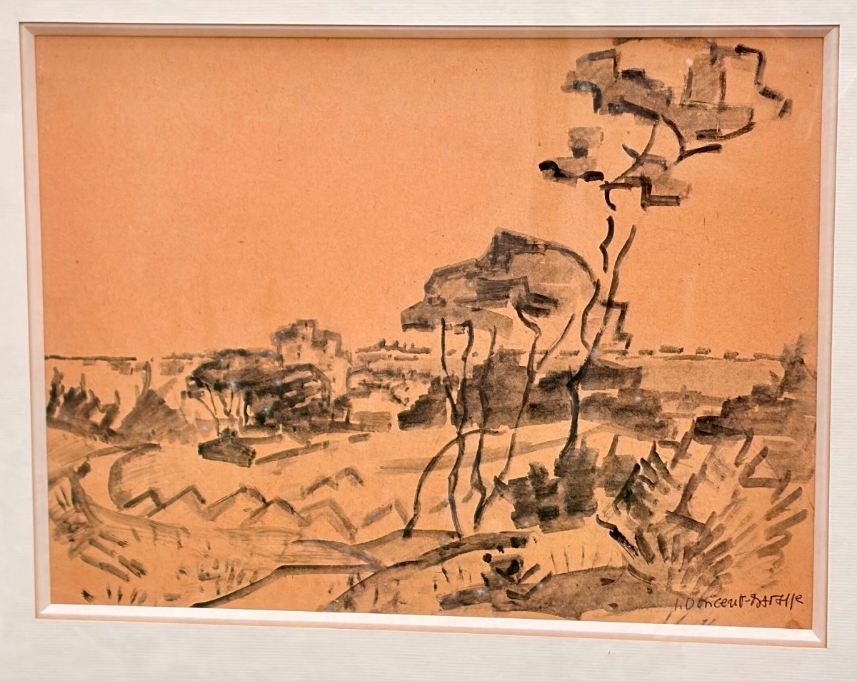 dessin lavis paysage par Jean-Vincent DARASSE -photo-5