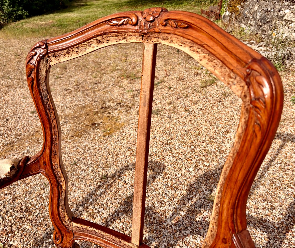 paire de fauteuils Louis XV de Jean-Baptiste Gourdin -photo-6