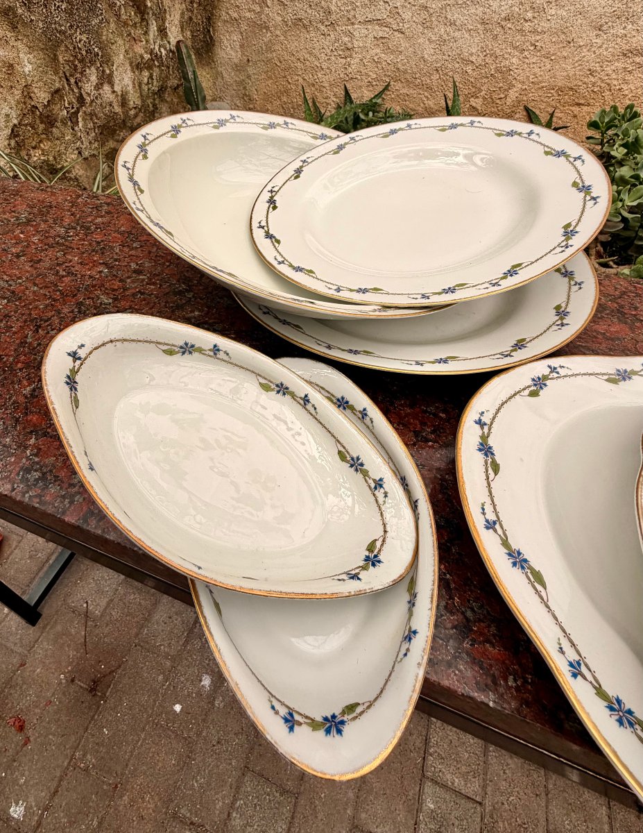 61-piece Limoges A. Lanternier Dinnerware Set -photo-4