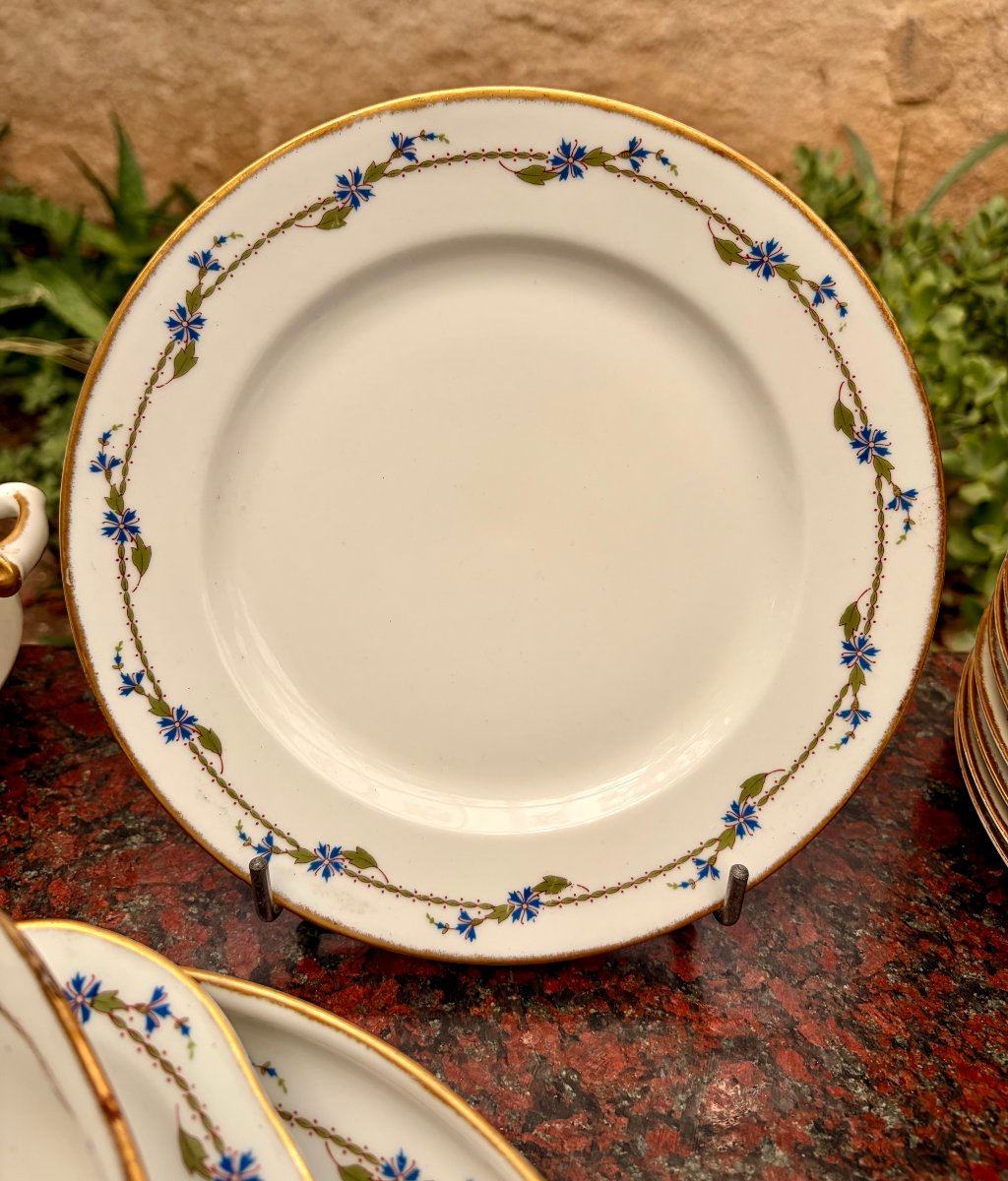 61-piece Limoges A. Lanternier Dinnerware Set -photo-5
