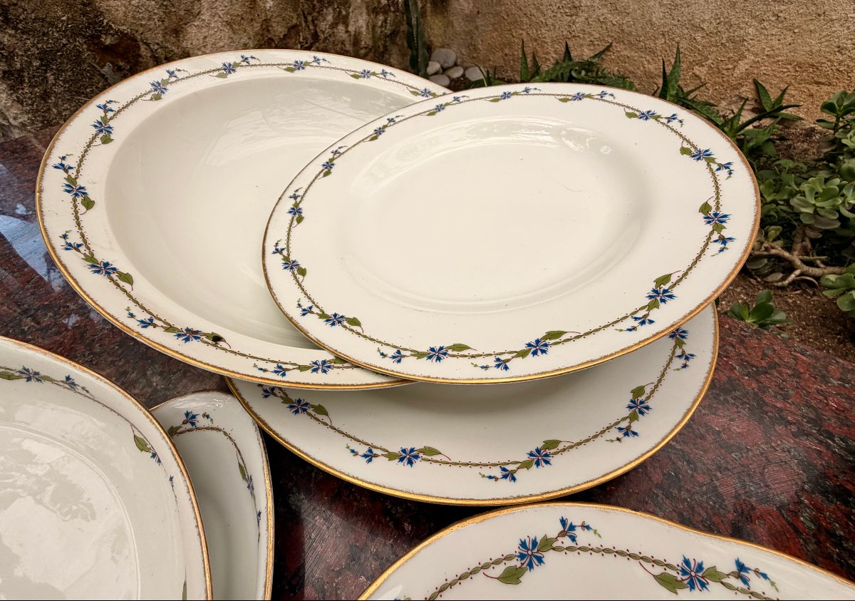 61-piece Limoges A. Lanternier Dinnerware Set -photo-6