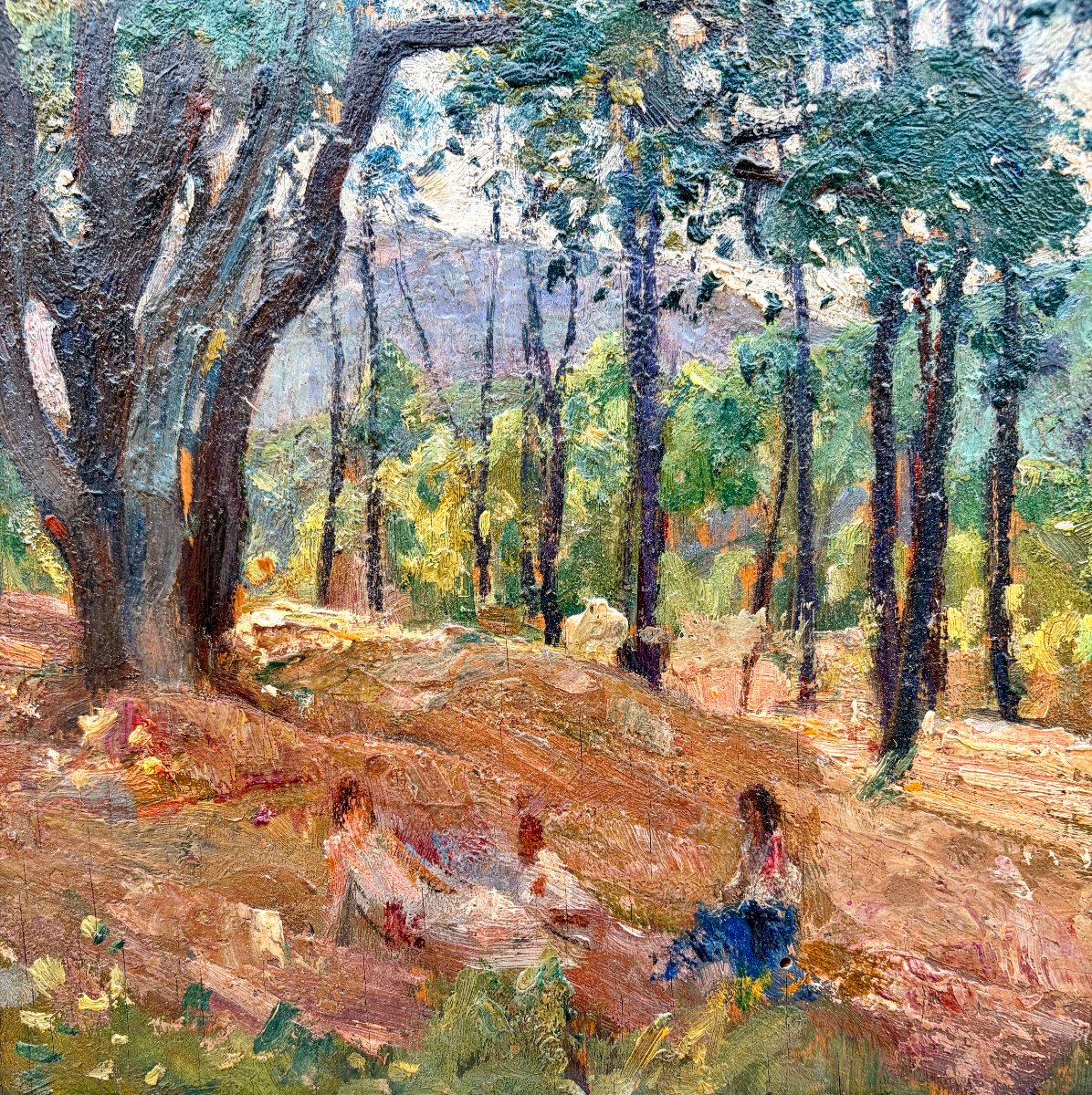 peinture de Paul CHARAVEL paysage de forêt -photo-5