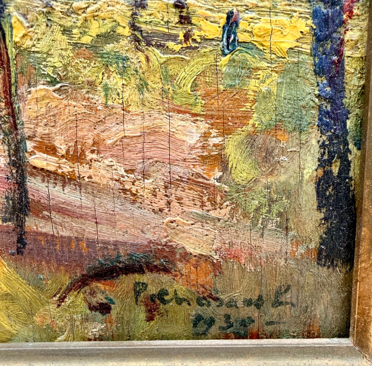 peinture de Paul CHARAVEL paysage de forêt -photo-7