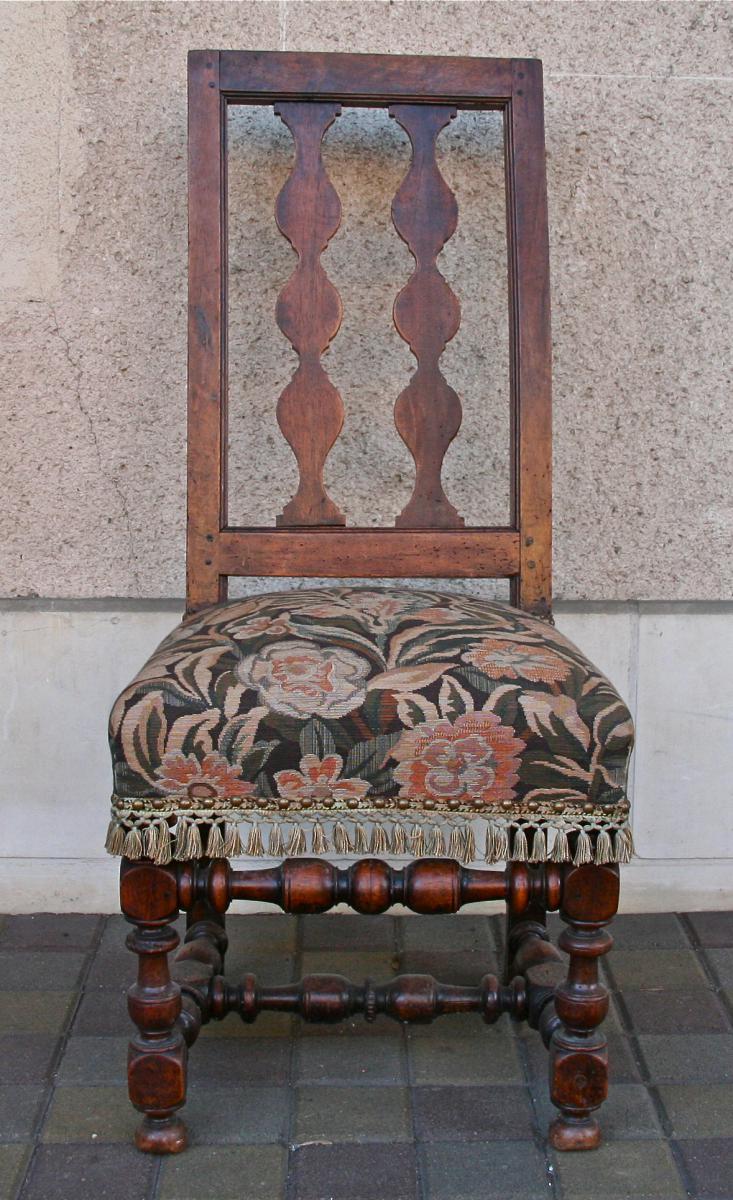 Spanish Chair XVIII In Walnut-photo-3