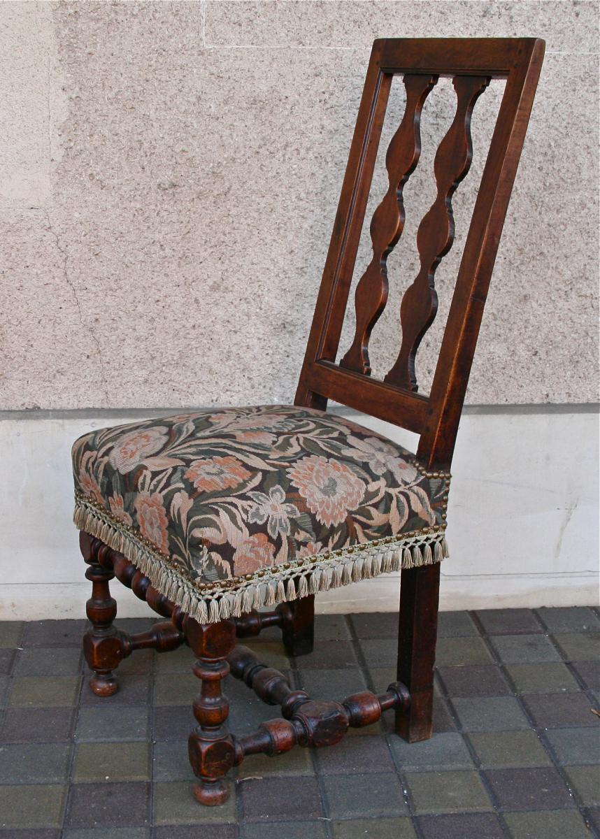 Spanish Chair XVIII In Walnut-photo-1