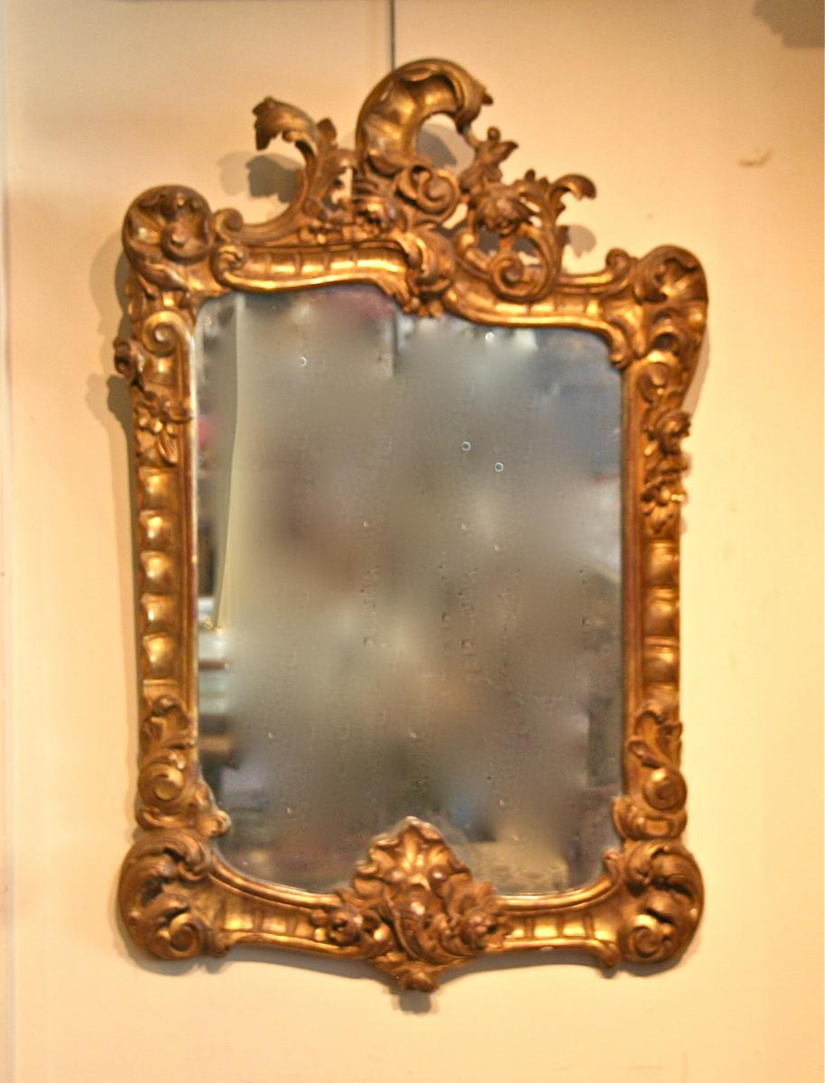 XVIII In Mirror Golden Wood-photo-1