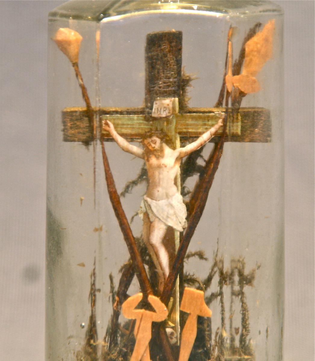 Christ Of Passion In Bottle Nineteenth-photo-2