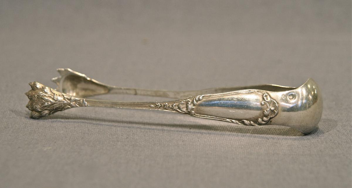 Sugar Tongs XIX In Sterling Silver