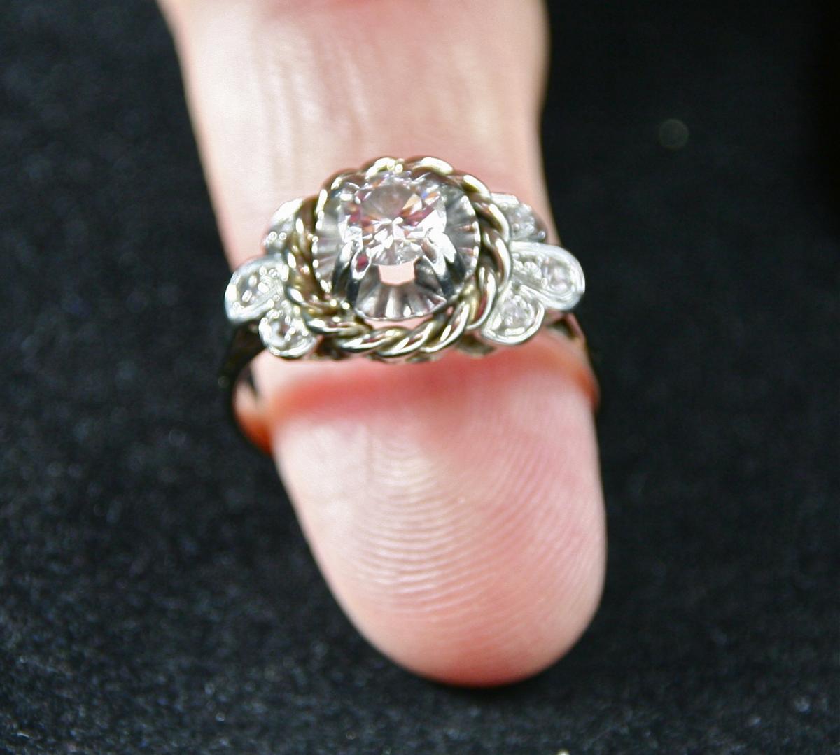 Nineteenth Ring In Gray Gold And Diamonds-photo-1