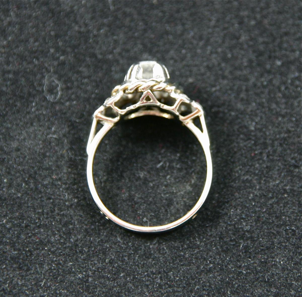 Nineteenth Ring In Gray Gold And Diamonds-photo-3