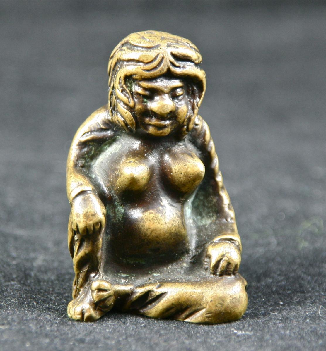 Erotic Amulet Extreme Orient XIXth Bronze