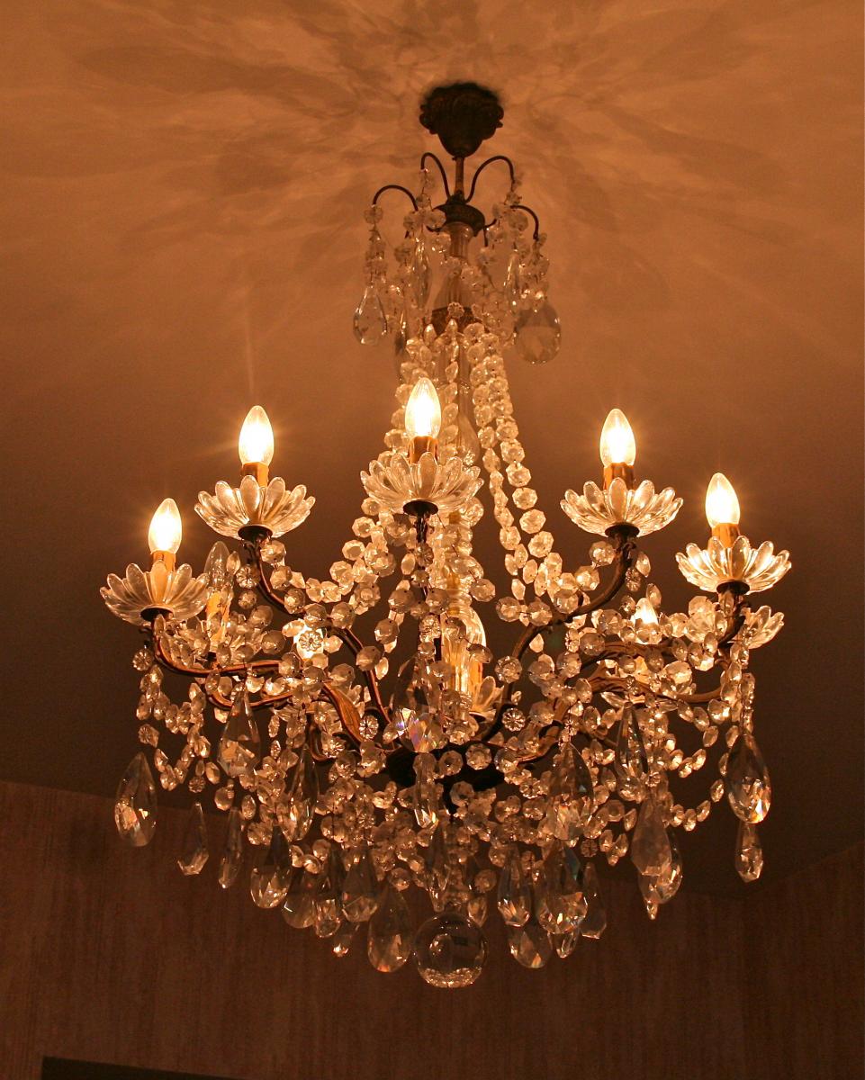 Chandelier Pendants 10 Lights XIXth-photo-2