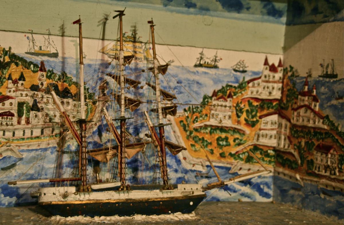 Diorama From Popular Boat XIXth-photo-3
