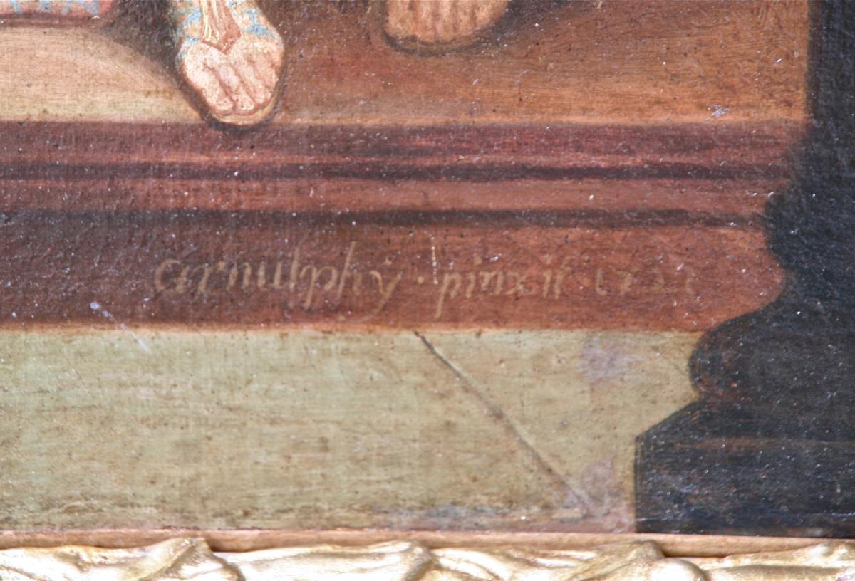 Painting XVIII "presentation Of Jesus To The Temple" By Claude Arnulphi-photo-7