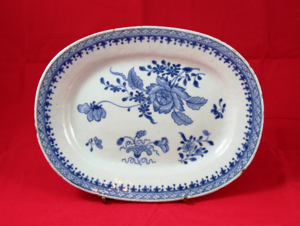 Plat En Porcelaine De Chine XVIIIème-photo-4