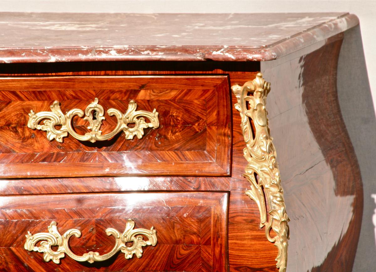 Commode Tombeau XVIII&egrave;me En Bois De Rose -photo-4