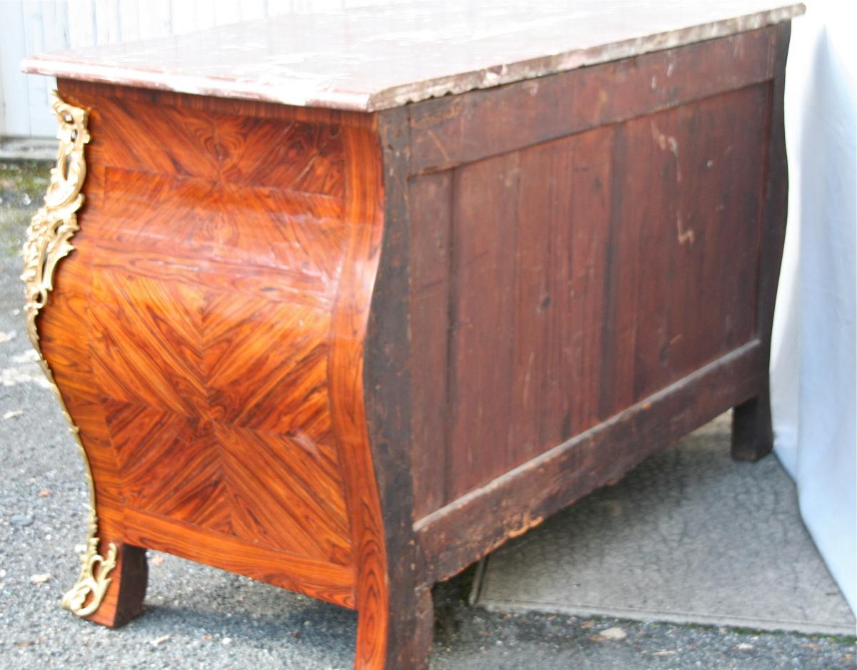 Commode Tombeau XVIII&egrave;me En Bois De Rose -photo-8