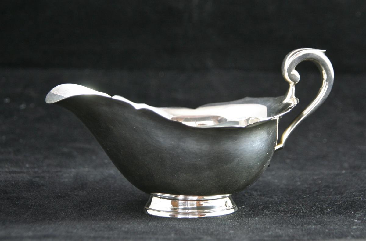 Twentieth Sauceboat In Sterling Silver-photo-2