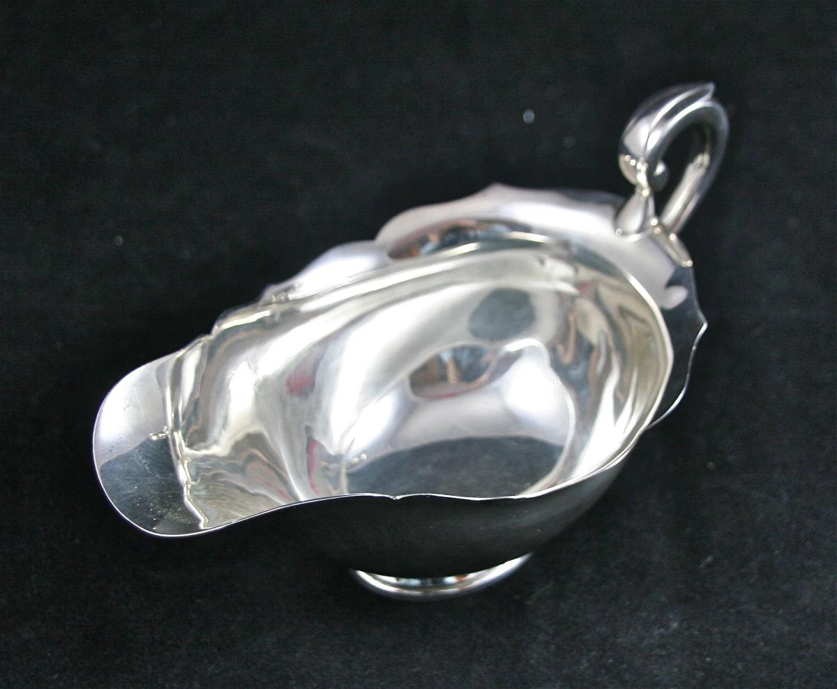 Twentieth Sauceboat In Sterling Silver-photo-1