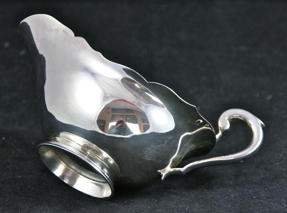 Twentieth Sauceboat In Sterling Silver-photo-2