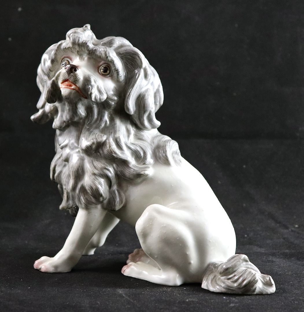 Nineteenth Porcelain Dog From Paris-photo-2