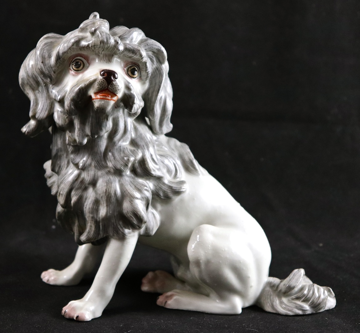 Nineteenth Porcelain Dog From Paris-photo-2