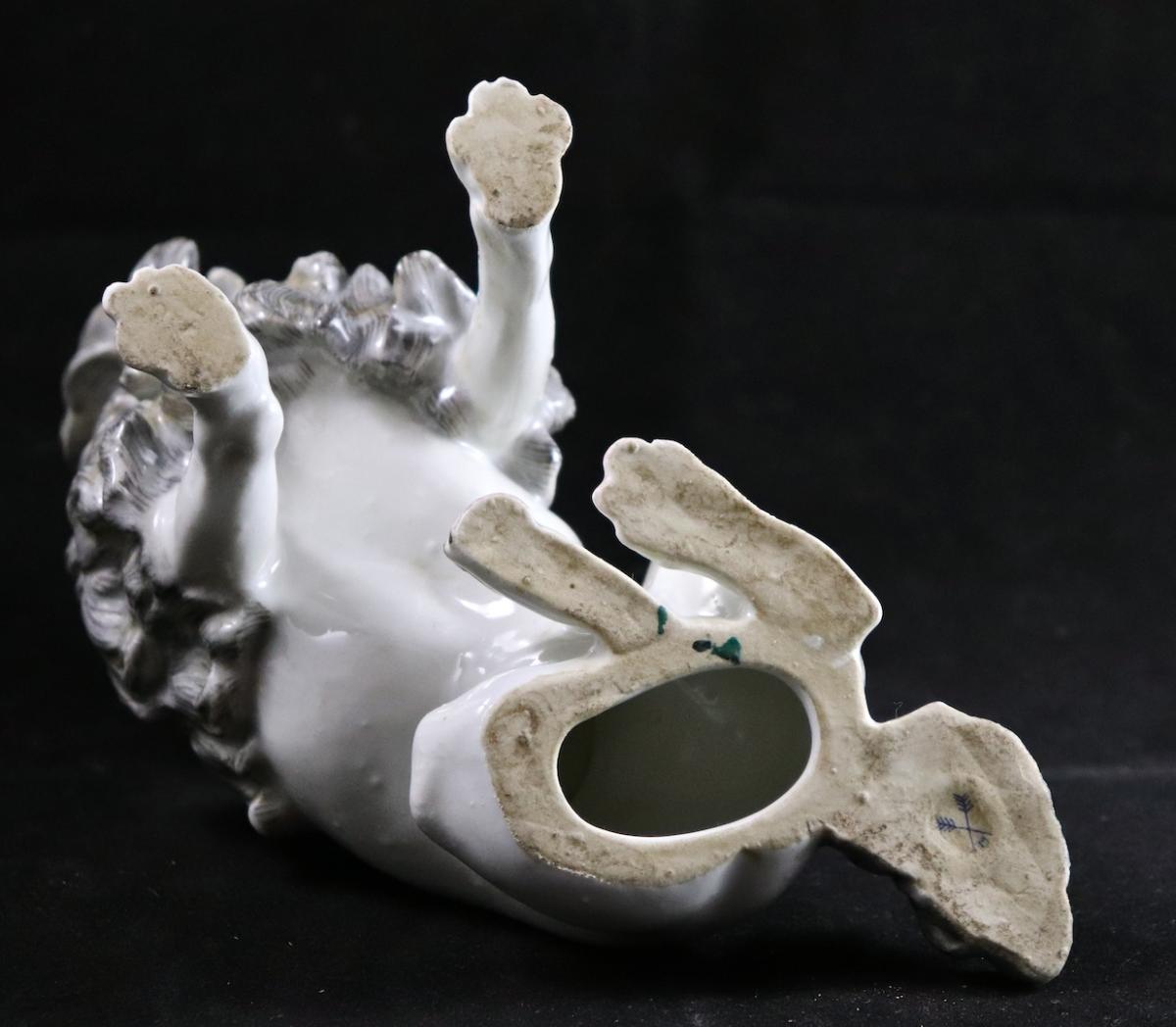 Nineteenth Porcelain Dog From Paris-photo-3