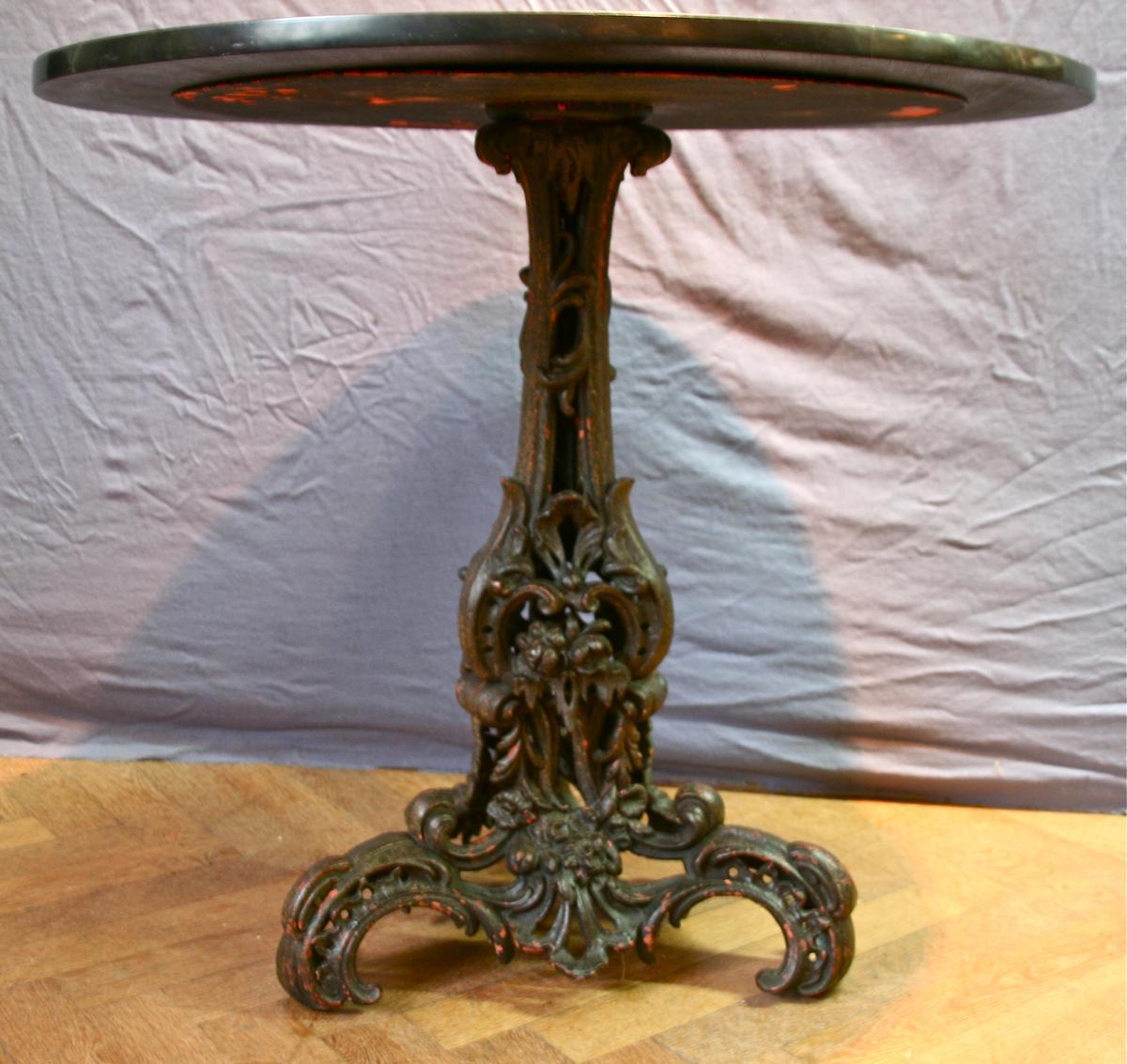 Pedestal 1900 Iron Cast Iron Tray In Scaglione-photo-4