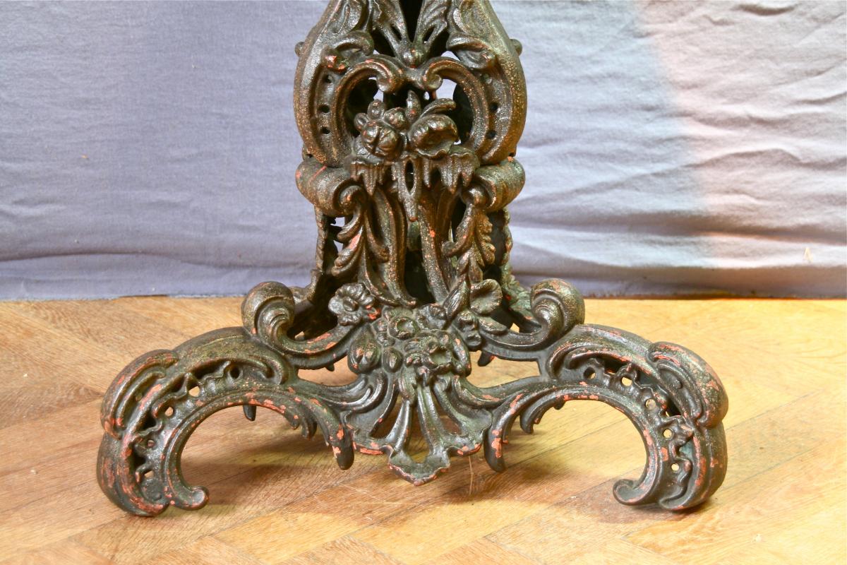 Pedestal 1900 Iron Cast Iron Tray In Scaglione-photo-6