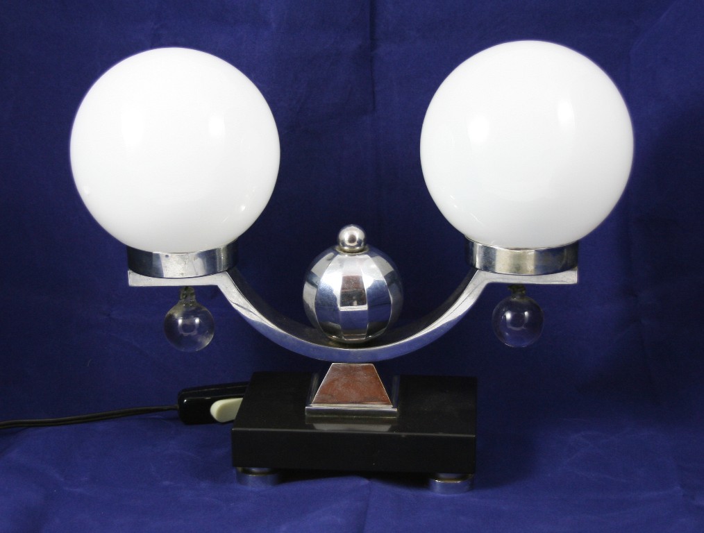 Light Pair Of Chrome 1940-photo-4