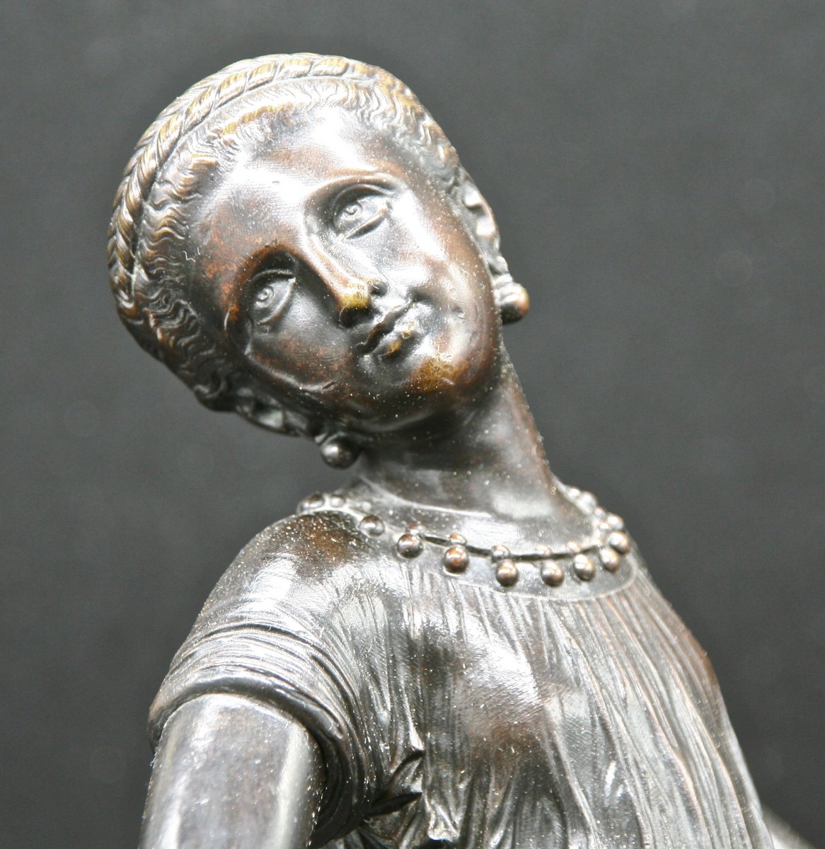Bronze Femme à l'Antique d'époque XVIIIème-photo-8