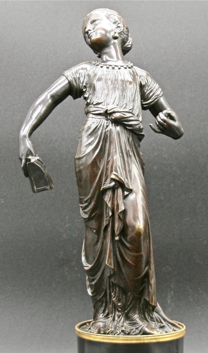 Bronze Femme à l'Antique d'époque XVIIIème