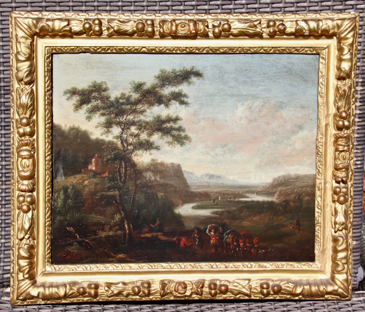 Flemish Panel Painting End XVII