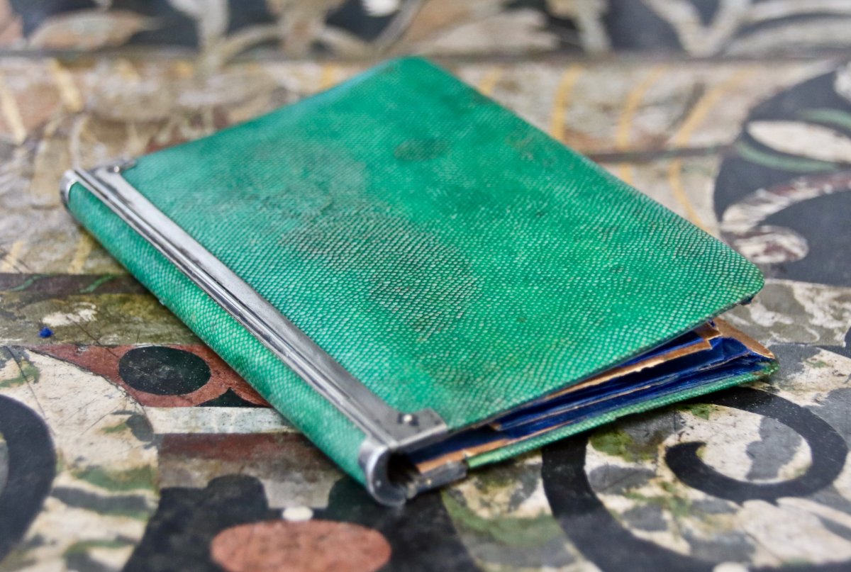 18th Century Bal Carnet In Shagreen-photo-4