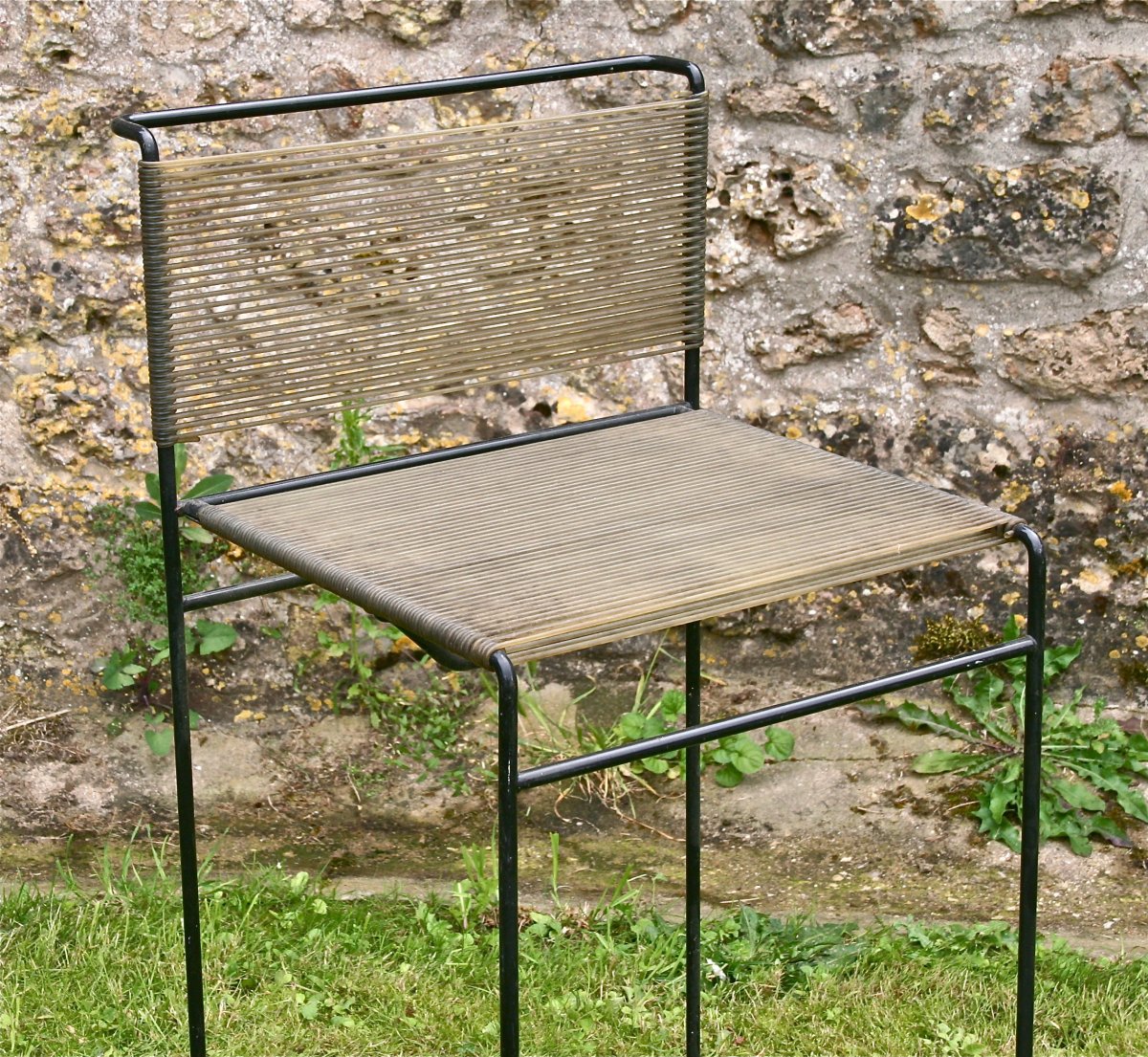 Set Of 4 High Spaghetti Chairs Stools By G. Belotti-photo-7