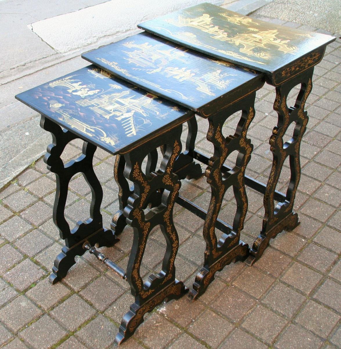 Set Of Three Nesting Tables XIX-photo-2