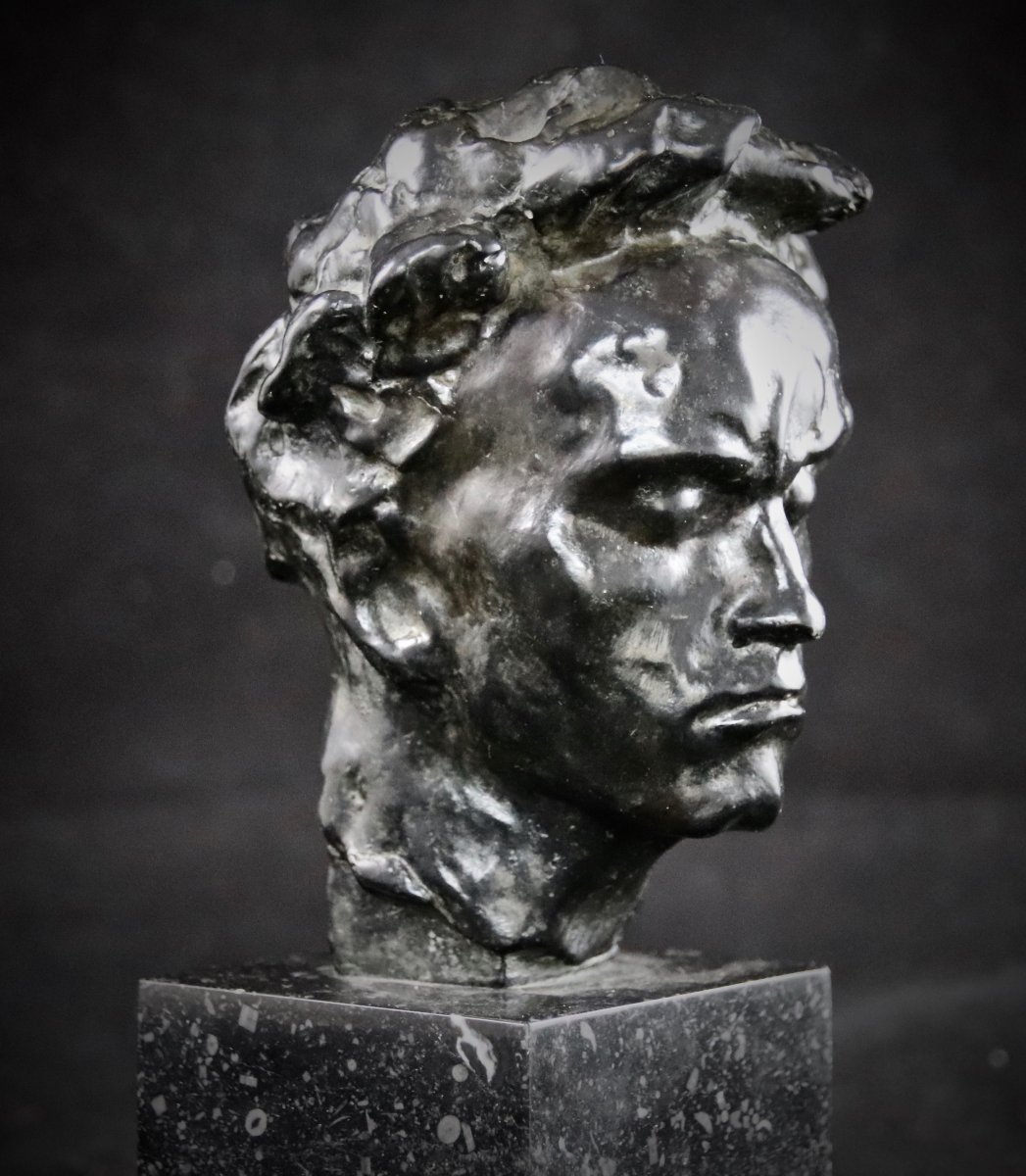 Bronze XXth Portrait Of Beethoven By Arno Breker-photo-3