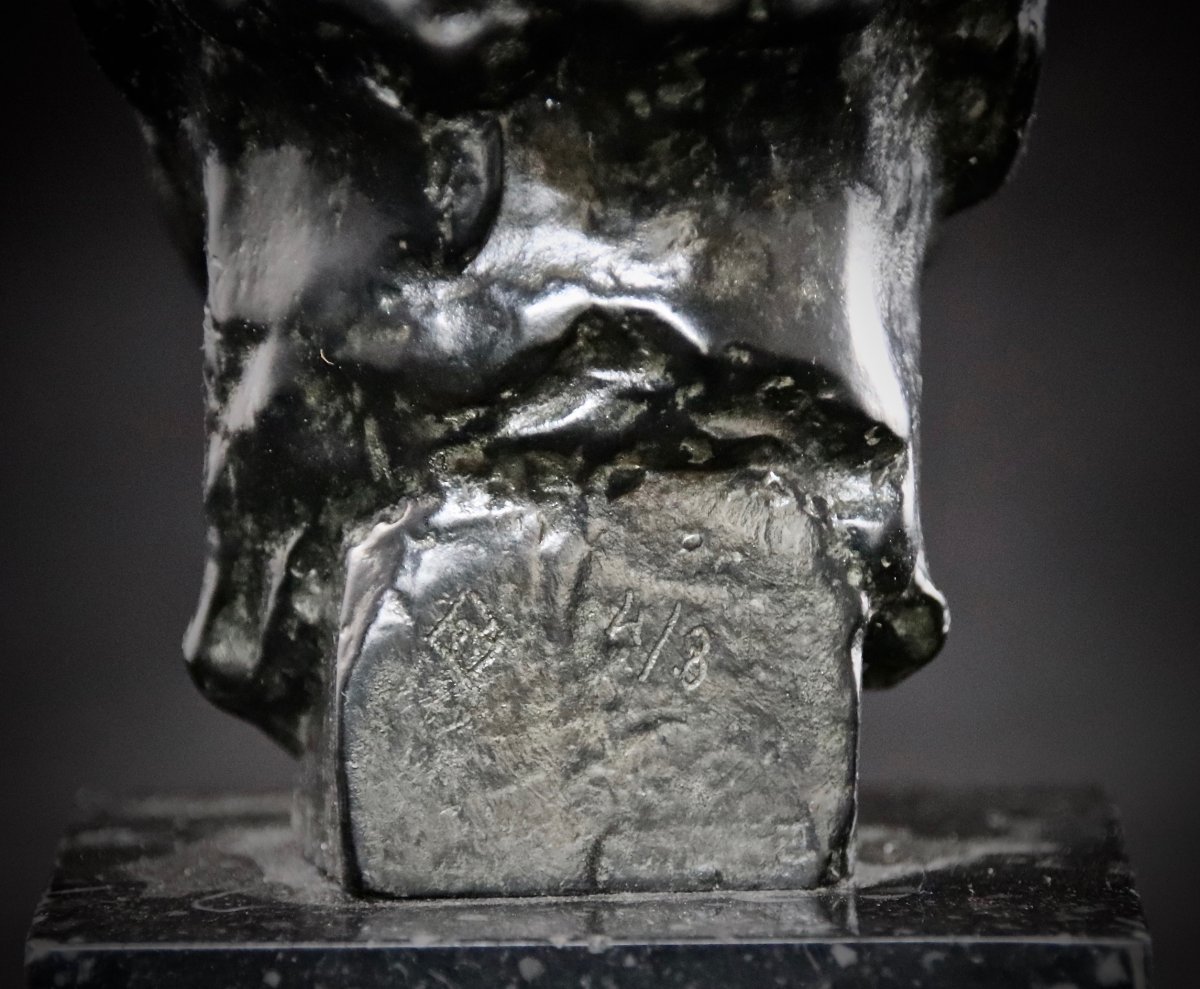 Bronze XXth Portrait Of Beethoven By Arno Breker-photo-6