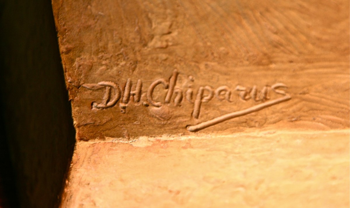 Buste En Terre Cuite De D.h. Chiparus -photo-7